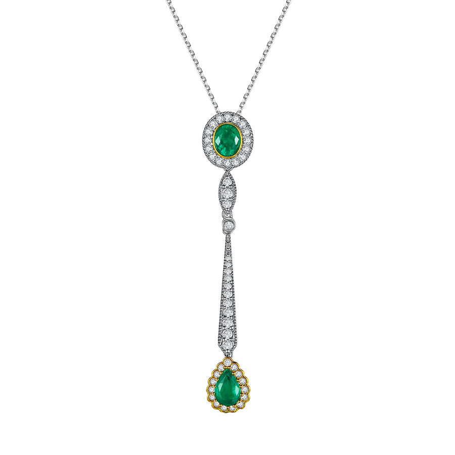 PEERLESS V NECKLACE